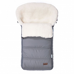 Конверт зимний меховой Nuovita Alpino Bianco, цвет - Grigio/Серый (Nuovita, NUO-ALPB_2323)